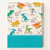 キッズダノス旅行 |子どものスケッチブック ノートブック (裏面)