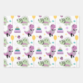 キッズダノス誕生日 ラッピングペーパーシート (正面3)