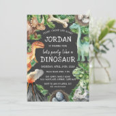 キッズダノス誕生日 招待状 (スタンド正面)