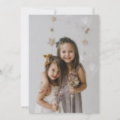 キッズダブルお祝いフォトパイ誕生日 招待状 (裏面)