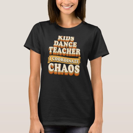 キッズダンス先生Iコーディネートカオス Tシャツ (正面)