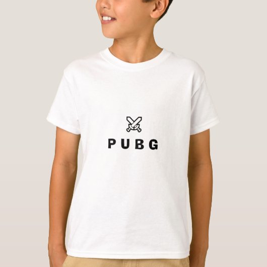 キッズチキンディナーTシャツ{P U B G} Tシャツ (正面)