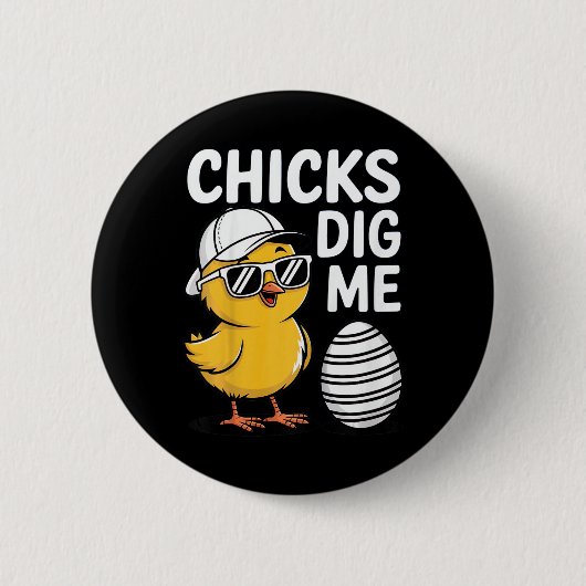 キッズチックディグミーハッピーイースターボーイズ 缶バッジ (正面)