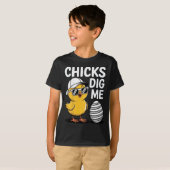 キッズチックディグミーハッピーイースターボーイズ Tシャツ (正面フル)