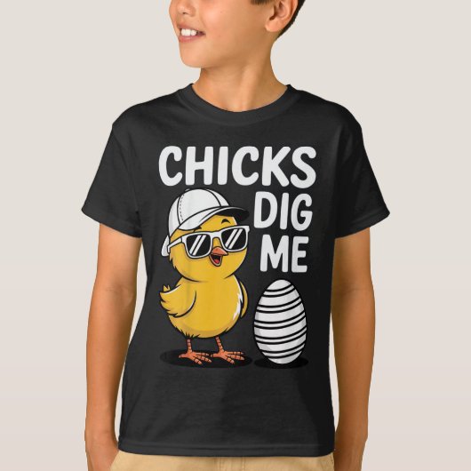 キッズチックディグミーハッピーイースターボーイズ Tシャツ (正面)