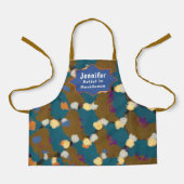 キッズチャイルドガールアーティストアートペインターカスタム エプロン (正面)