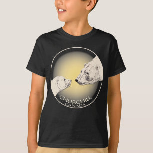 キッズチャーチル極熊オーガニックシャツTシャツ Tシャツ