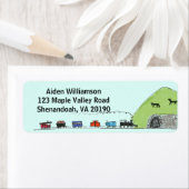 キッズチョオトレイン住所 シール (インサイチュ)