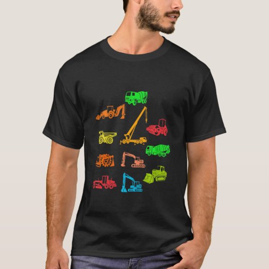 キッズチルドズウィズディガー&コ建築シット Tシャツ (正面)