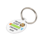 キッズツリーナッツアレルギーエピネフリン緊急 ペット ネームタグ (側面)