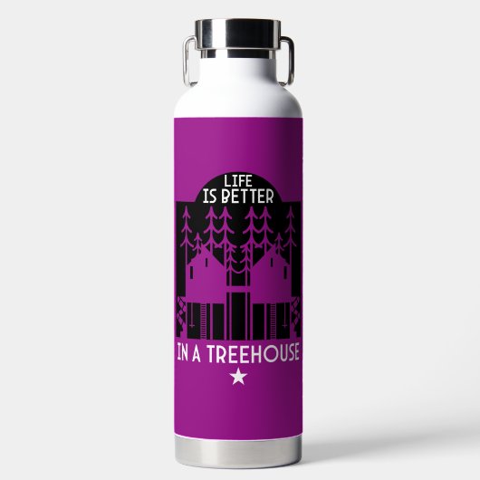 キッズツリーハウス新学期ボーイ ウォーターボトル (正面)