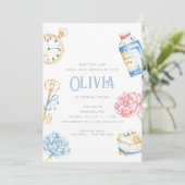 キッズティーワンダーランドパーティー誕生日 招待状 (スタンド正面)