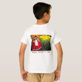 キッズティー。Happy Mother's day ragdolcat/littlere Tシャツ (裏面フル)