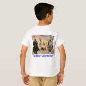 キッズティー。Happy Passover.ロリス/モンキー Tシャツ (裏面フル)