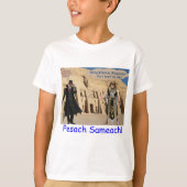 キッズティー。Happy Passover.ロリス/モンキー Tシャツ (正面)