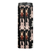 キッズテディベアキャットパンダバニーおもちゃパターン タンブラー (裏面)