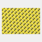 キッズテニスクリスマスカスタムカラーホリデー ラッピングペーパーシート (正面3)