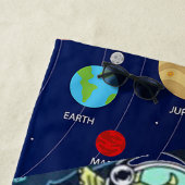 キッズディノアウター宇宙ビーチタオル ビーチタオル (インサイチュ)