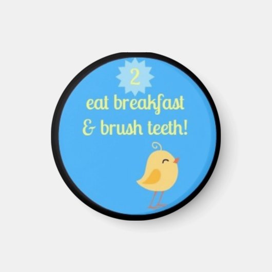 キッズデイリールーチンチャート磁石!!! マグネット (正面)