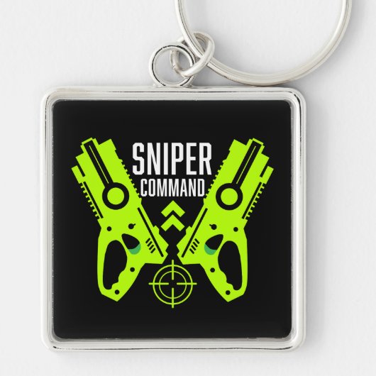 キッズトイガンバトルクリスマス キーホルダー (正面)