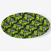 キッズトイガンバトルクリスマス ペーパープレート (アングル)