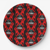 キッズトイガンバトルクリスマス ペーパープレート (正面)