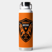 キッズトイダーツガンバトル ウォーターボトル (背面)