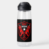 キッズトイダーツガンバトル ウォーターボトル (背面)