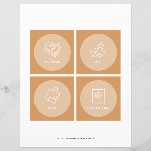 キッズトドラー毎日ルーチンカード視覚的スケジュール2 (正面)