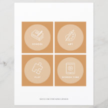 キッズトドラー毎日ルーチンカード視覚的スケジュール2