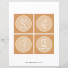 キッズトドラー毎日ルーチンカード視覚的スケジュール2