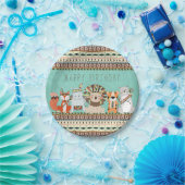 キッズトライバル誕生日パーティー ペーパープレート (パーティー)