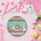 キッズトライバル誕生日パーティー ペーパープレート (パーティー)