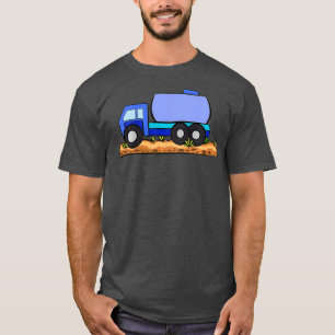 キッズトラクターボーイズファーム農業スラリータンカー Tシャツ
