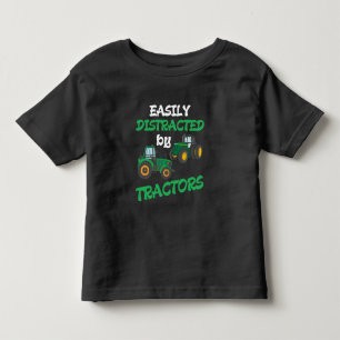 キッズトラクターラバー農業ソン甥農家 トドラーTシャツ
