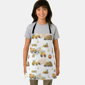 キッズトラックパターン エプロン (インサイチュ)
