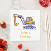 キッズトラック建築 スタンダードランチョンナプキン (インサイチュ)