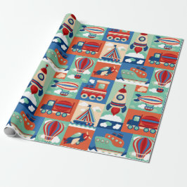 キッズトラベル ラッピングペーパー