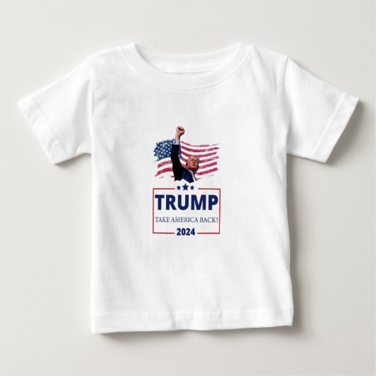 キッズトランプ2024 "Take America Back" Tシャツ (正面)
