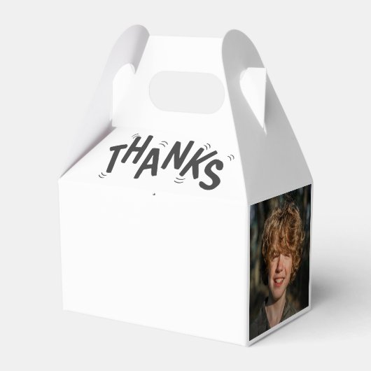 キッズトランポリン誕生日パーティーありがとう フェイバーボックス (裏面サイド)