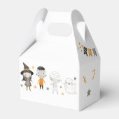 キッズトリックまたはハロウィーンの誕生日の好意ボックス フェイバーボックス (裏面サイド)