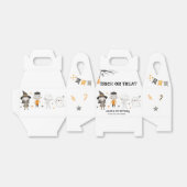 キッズトリックまたはハロウィーンの誕生日の好意ボックス フェイバーボックス (折り畳みなし)