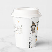 キッズトリックまたはハロウィーン誕生日パーティーを治療 紙コップ (右)