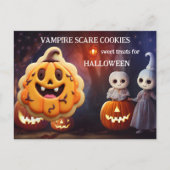 キッズトリートハロウィーンクッキーレシピ ポストカード (正面)