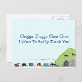 キッズトレインチョオお疲れさまでしたポストカード ポストカード (正面/裏面)