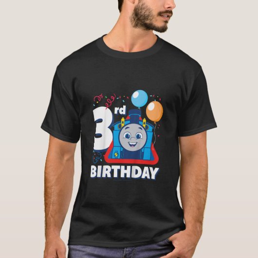 キッズトーマス・フレンズHappy 3rd誕生日 Tシャツ (正面)