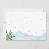 キッズドイングウィンタースポーツ招待状 招待状 (裏面)