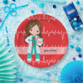 キッズドクター ペーパープレート (パーティー)