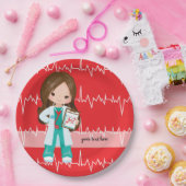 キッズドクター ペーパープレート (パーティー)