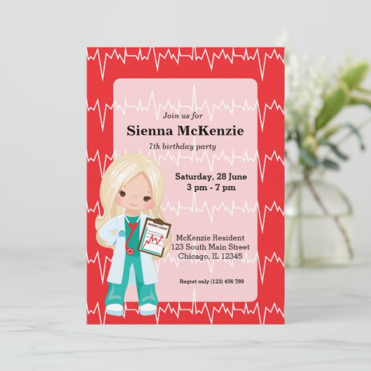 キッズドクター 招待状 (スタンド正面)